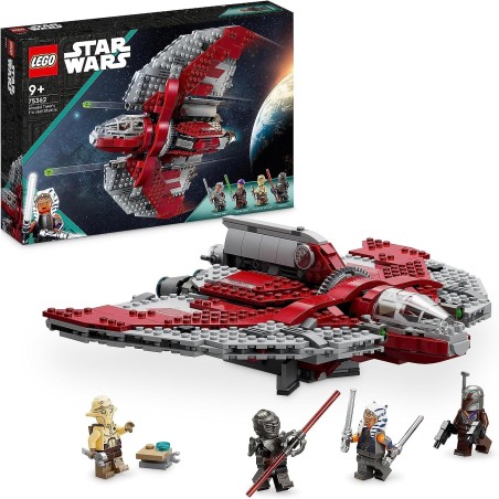 LEGO Star Wars 75362 Lanzadera Jedi T-6 de Ahsoka Tano edad apartir de 9+ número de piezas 601