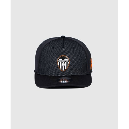 Gorra Premium Valencia Club de Fútbol negra adulto escudo metálico ajustable producto oficial