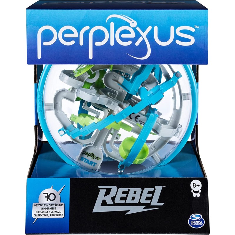 PERPLEXUS - Rompecabezas PERPLEXUS Rebel - Bola Laberinto 3D con 70 Obstáculos - edad +8 años PERPLEXUS - Rompecabezas PERPLEXUS Rebel - Bola Laberinto 3D con 70 Obstáculos - edad +8 años