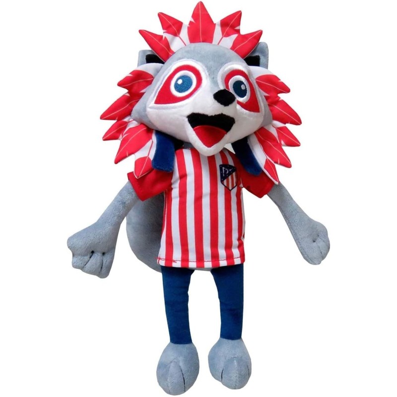 Peluche Indi Atlético de Madrid - Mascota Fútbol, Tamaño 35 cm ojos bordados producto oficial Peluche Indi Atlético de Madrid - Mascota Fútbol, Tamaño 35 cm ojos bordados producto oficial