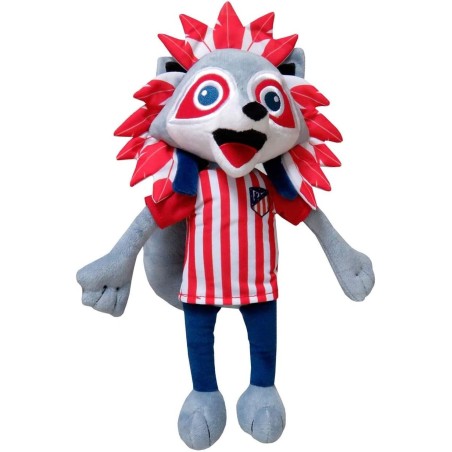 Peluche Indi Atlético de Madrid - Mascota Fútbol, Tamaño 35 cm ojos bordados producto oficial