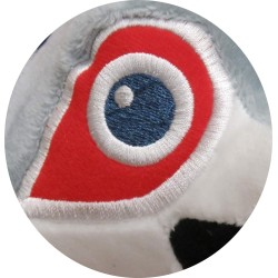 Peluche Indi Atlético de Madrid - Mascota Fútbol, Tamaño 35 cm ojos bordados producto oficial