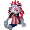 Peluche Indi Atlético de Madrid - Mascota Fútbol, Tamaño 35 cm ojos bordados producto oficial