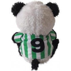 Peluche camiseta Real Betis Balompié oso panda con el número 9 producto oficial tamaño 20cm