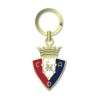Llavero Club Atlético Osasuna metálico dorado producto oficial