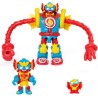 SUPERTHINGS Superbot Sugarfun – Robot articulado Héroe con Brazos moldeables y Accesorio de Combate. Incluye 1 Kazoom Kid y 1 Su