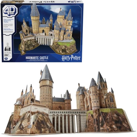 Maqueta Puzzle 3D Harry Potter réplica del Castillo de Hogwarts - Juego Construcción + 12 Años