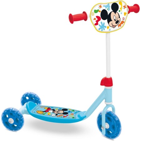 Mi primer patinete 3 ruedas Mickey Mouse manillar regulable edad +2 años