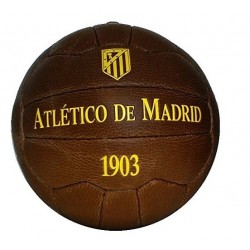 Balón Atlético de Madrid retro escudo antiguo talla 5 grande oficial