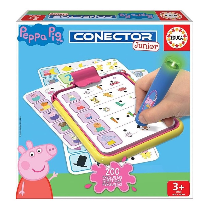 Peppa Pig Educa Juego Educativo Conector Junior edad +3 años de Educa Peppa Pig Educa Juego Educativo Conector Junior edad +3 años de Educa