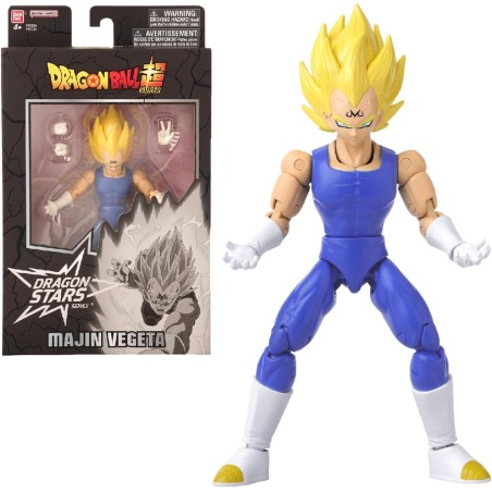 Bandai - Dragon Ball Bandai Super Dragon Stars 17cm Anime Figura-Majin Vegeta