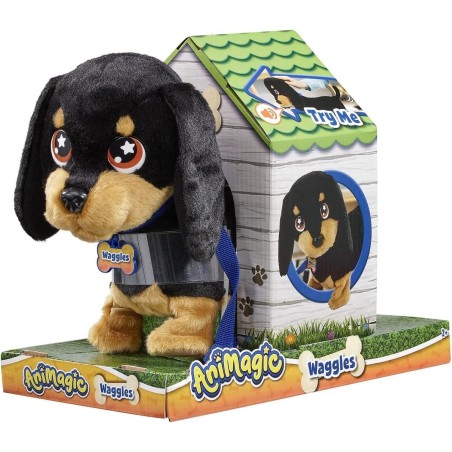 Goliath- Waggles Mi Perrito Salchicha Con Luces, Sonido Y Movimiento +3 años