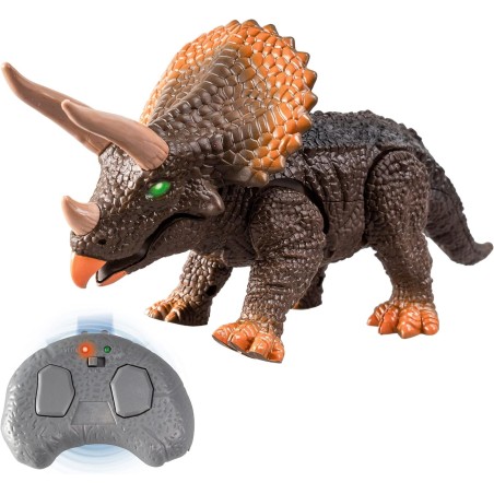 Wild predators - Triceratops Radio Control, Dinosaurio Teledirigido de juguete edad+ 3