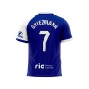 Atlético de Madrid camiseta segunda equipación Griezmann 8 réplica oficial 23-24 adulto azul y blanca