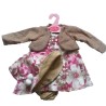 Ropa Traje muñeca 45cm con abrigo fabricado por Antonio Juan