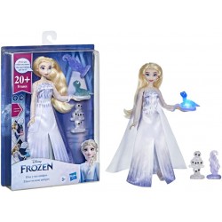 Muñeca Elsa y sus amigos Momentos Mágicos Frozen 2 F2230 Hasbro con luces sonidos y frases