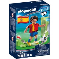 PLAYMOBIL 70482 Sports y Action Jugador de fútbol, España edad +5 años