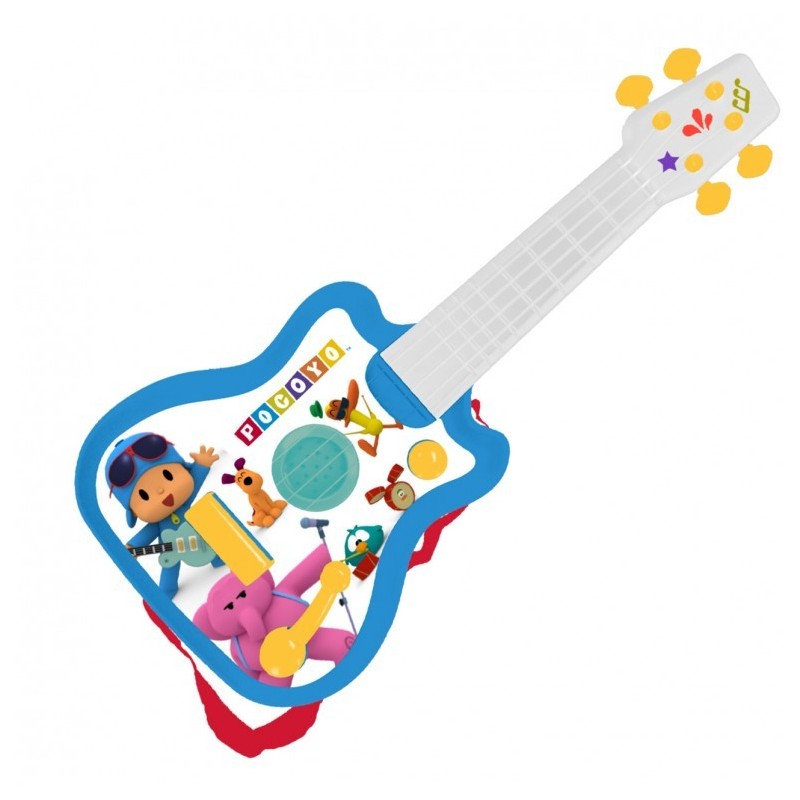 Guitarra de Pocoyo juguete con 4 cuerdas edad +36 meses Guitarra de Pocoyo juguete con 4 cuerdas edad +36 meses