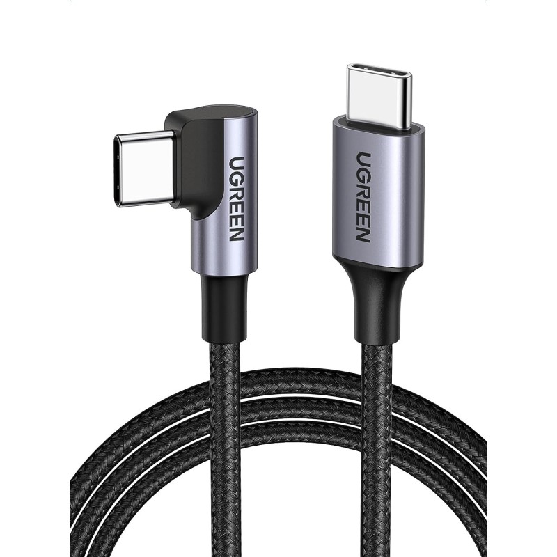 UGREEN Cable USB Tipo C 3A, 60W Cable USB C 90 Grados Carga Rápida UGREEN Cable USB Tipo C 3A, 60W Cable USB C 90 Grados Carga Rápida