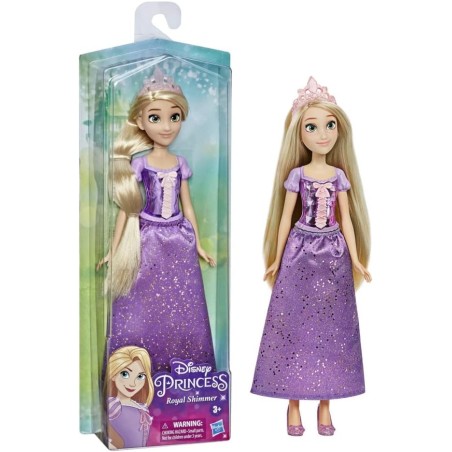 Muñeca Rapunzel princesa Disney Princess Royal Shimmer Hasbro edad +3 años brillo real