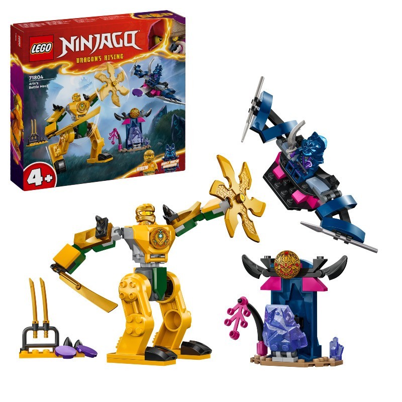Tienda de juguetes Meca de Combate de Arin LEGO NINJAGO 71804 contiene 104 piezas - edad apartir de 4+ años Tienda de juguetes Meca de Combate de Arin LEGO NINJAGO 71804 contiene 104 piezas - edad apartir de 4+ años