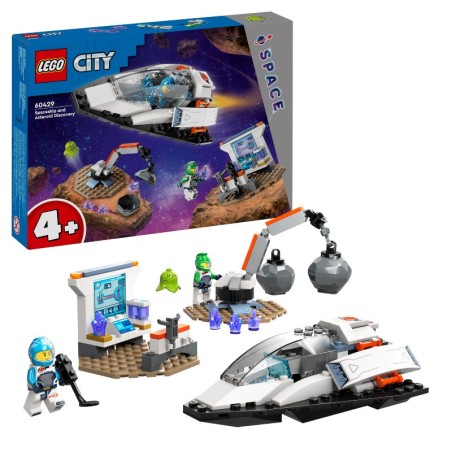 Tienda de juguetes Nave Espacial y Descubrimiento del Asteroide LEGO City Space 60429 contiene 126 piezas - edad apartir de 4+ a