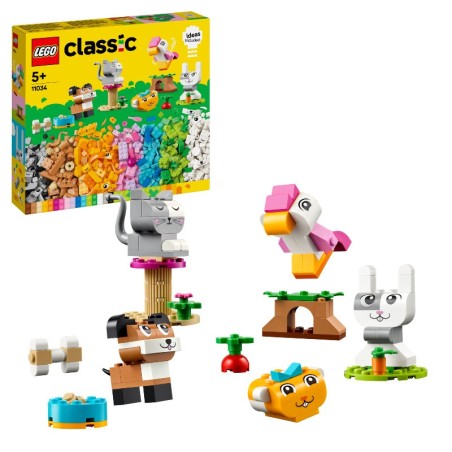 Tienda de juguetes Mascotas Creativas LEGO Classic 11034 contiene 450 piezas - edad apartir de 5+ años