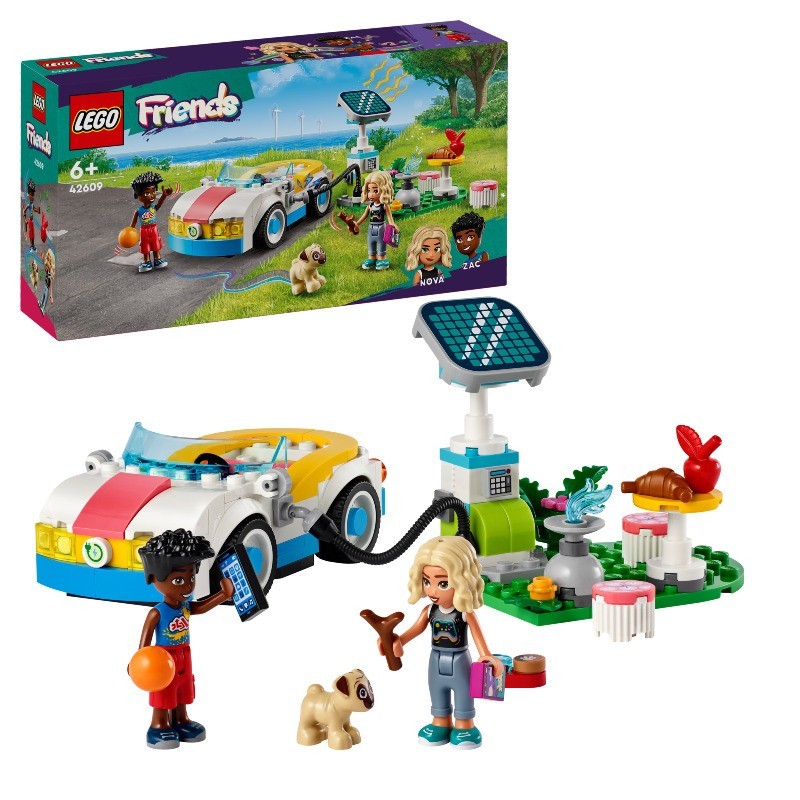 Tienda de juguetes Coche Eléctrico y Cargador LEGO Friends 42609 contiene 170 piezas - edad apartir de 6+ años Tienda de juguetes Coche Eléctrico y Cargador LEGO Friends 42609 contiene 170 piezas - edad apartir de 6+ años