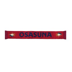 Club Atlético Osasuna bufanda diseño a doble cara tamaño 140x18cm producto oficial