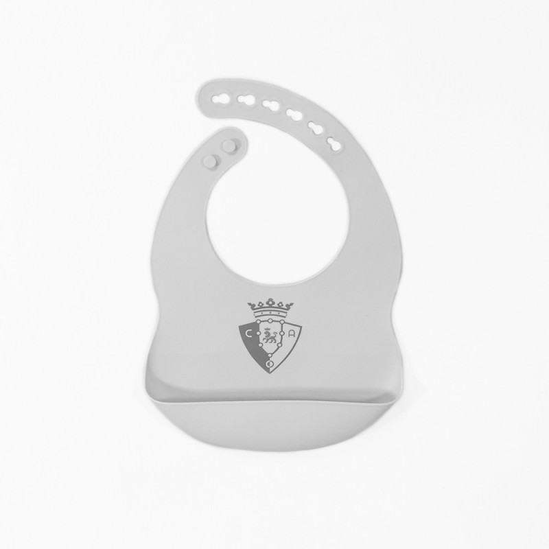 Club Atlético Osasuna Babero para bebés silicona producto oficial Club Atlético Osasuna Babero para bebés silicona producto oficial