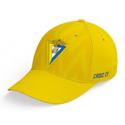 Cádiz Club de Fútbol gorra adulto amarilla escudo bordado producto oficial
