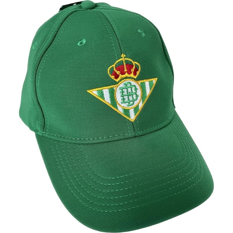 Real Betis Balompié gorra verde adulto escudo color bordado producto oficial Real Betis Balompié gorra verde adulto escudo color bordado producto oficial
