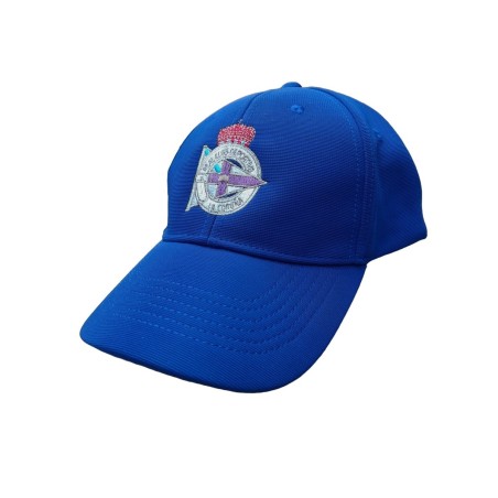 Real Club Deportivo de La Coruña gorra adulto escudo bordado azul ajustable producto oficial