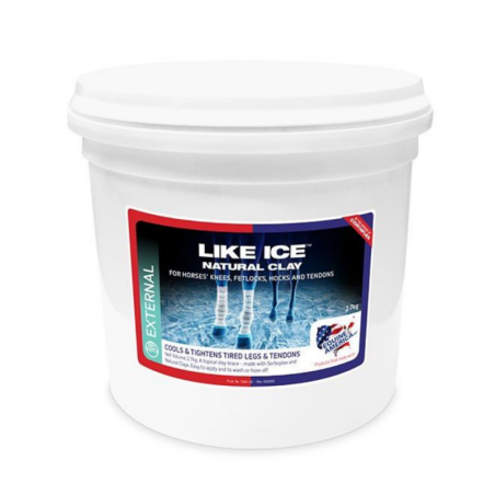 Like Ice Equine America  2.7 kg crema tópica para aliviar la sobrecarga de las extremidades del caballo