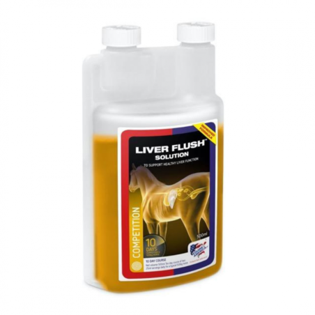 Liver Flush Equine America 500 ml Suplemento líquido que promueven el correcto funcionamiento hepático