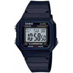 Reloj Casio W-217H-1A Reloj Digital caja negra para Hombre con Correa de Resina
