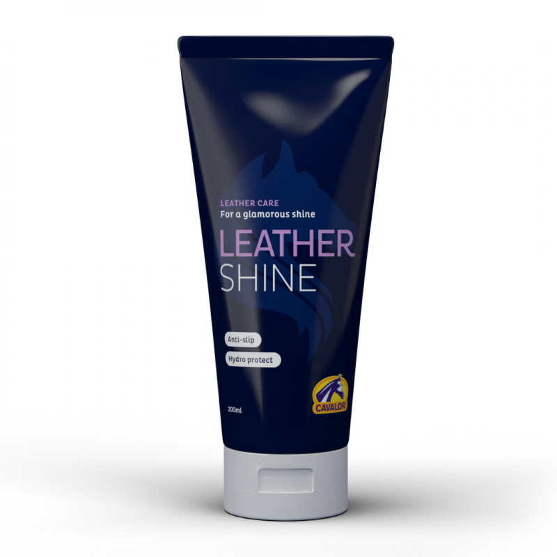 Leather Shine Cavalor 200 ml Fórmula única para el cuidado del cuero. Nutre y mantiene el cuero flexible y da brillo sin hacerlo Leather Shine Cavalor 200 ml Fórmula única para el cuidado del cuero. Nutre y mantiene el cuero flexible y da brillo sin hacerlo