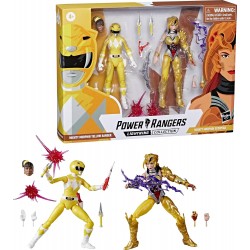Pack figuras 15cm Power Rangers Lightning Collection Mighty Morphin yellow vs Mighty Morphin Scorpina Ranger, Hasbro F2046