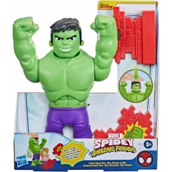 Hasbro Marvel - Marvel Spidey and His Amazing Friends - Hulk Aplastante - Figura de 30 cm de Hulk F5067