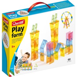 Quercetti crea Castillos y objetos en tarjetas de plástico Building PlayForm juego construccion 60 piezas edad +5 años