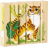 QUERCETTI-El Tigre, el Oso Polar, la Abeja y la Ballena Four Puzzle Play Bio-Animales edad +2 años