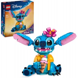 LEGO 43249 Disney Stitch Figura Articulada de la Película Lilo & Stitch con Cucurucho de Helado edad +9 años