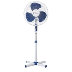 Ventilador de pie 16" 60w potencia oscilación 120º 3 velocidades rejilla protectora altura regulable DVTECH DV24409