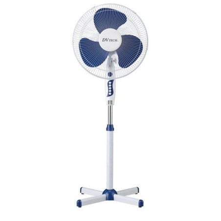 Ventilador de pie 16" 60w potencia oscilación 120º 3 velocidades rejilla protectora altura regulable DVTECH DV24409