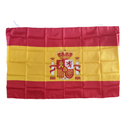 Bandera España adaptada para poner palo tamaño 150x95 cm aproximado