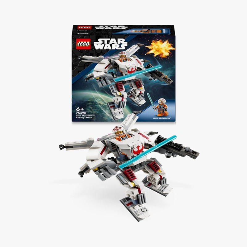 LEGO Star Wars 75390 Meca Ala-X de Luke Skywalker edad a partir de 6+ años - bloques de construcción juguetes