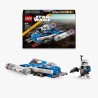 LEGO Star Wars 75391 Microfighter: Ala-Y del Capitán Rex edad a partir de 6+ años - bloques de construcción juguetes