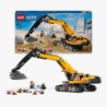 LEGO City Big Vehicles 60420 Excavadora de Obra Amarilla edad a partir de 8+ años - bloques de construcción juguetes