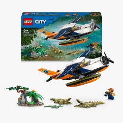 LEGO City Exploration 60425 Exploradores de la Jungla: Hidroavión edad a partir de 6+ años - bloques de construcción juguetes