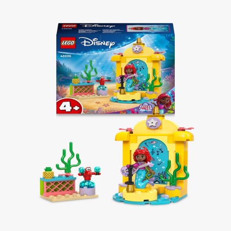 LEGO Disney Princess 43235 Escenario Musical de Ariel edad a partir de 4+ años - bloques de construcción juguetes